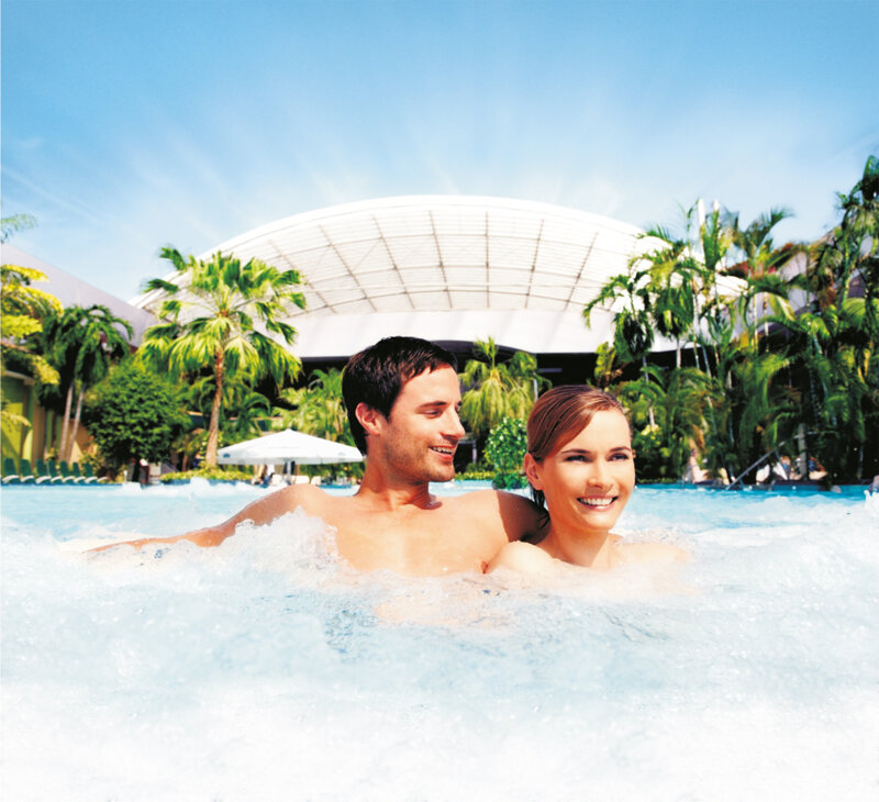 Das Saunaparadies der Therme Erding | © Therme Erding