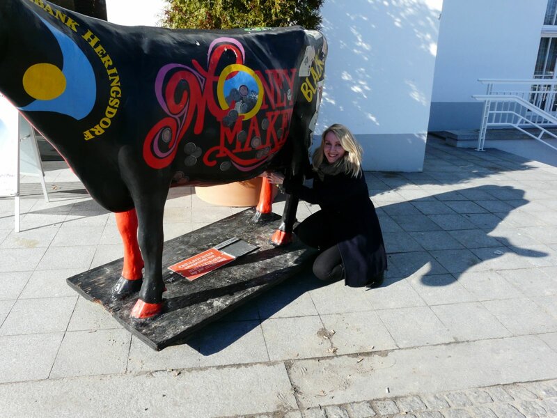 Linda Schober auf der Insel Usedom