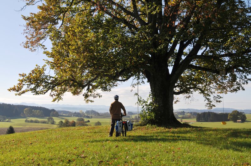 Blick auf Eisenharz – eines der sechs Dörfer der Gemeinde Argenbühl im Westallgäu
