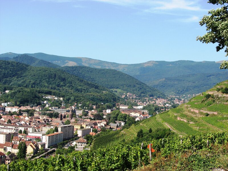 Guebwiller  von oben