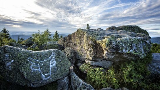 Ochsenkopf Kreide Gipfel