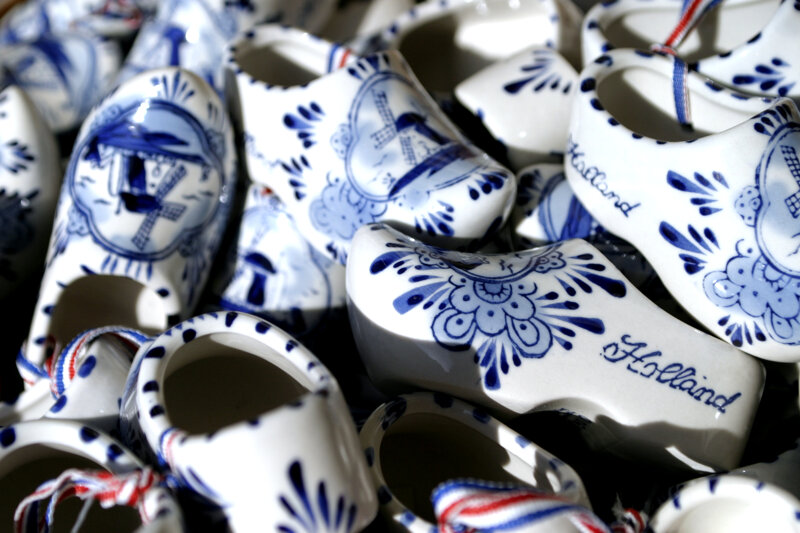 Clog aus Delfter Blau