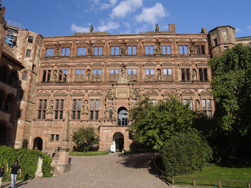 Ottheinrichsbau am Heidelberger Schloss – Renaissancefassade
