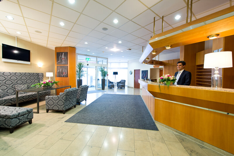Rezeption mit Lobby