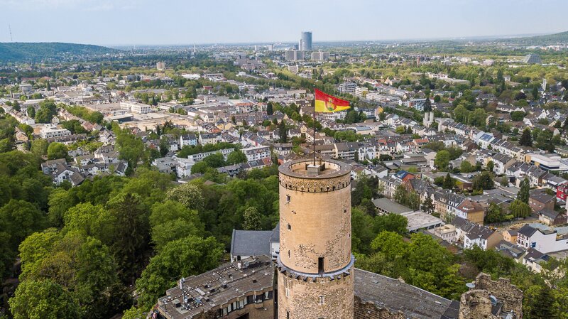 Rheinpanorama bei Bonn – Blick auf den Fluss und die Region