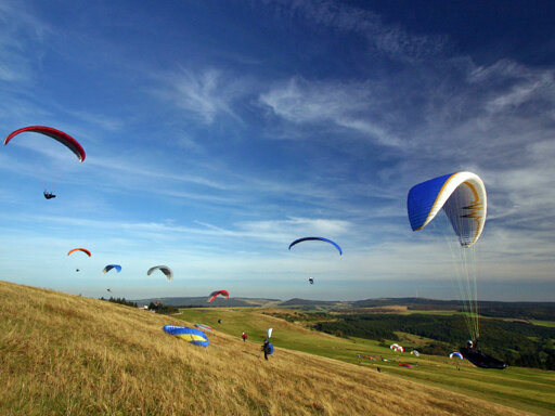 Segel- und Drachenfliegen - Rhön