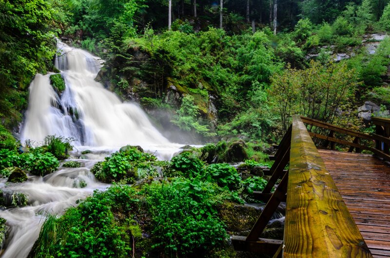 Deutschlands höchste Wasserfälle finden Sie im heilklimatischen Kurort Triberg
