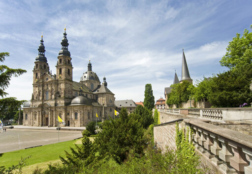Dom und Michaelskirche Fulda im Sommer