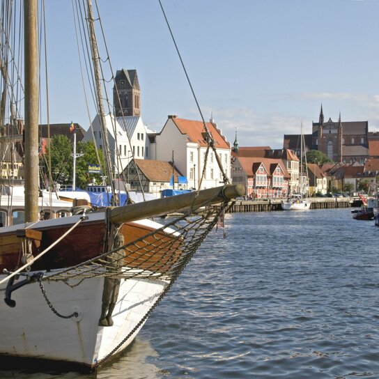 Alter Hafen in Wismar  Panorama
