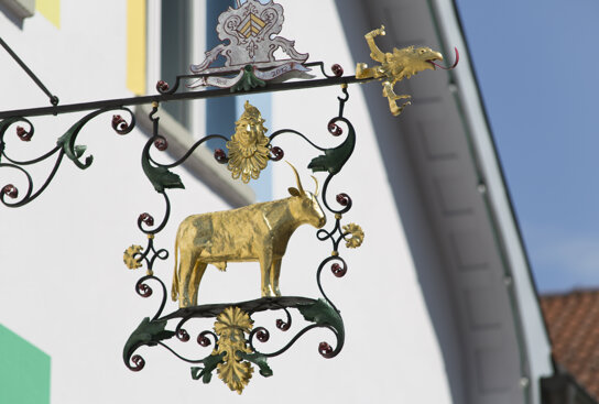 Schild des Hotel Ochsen