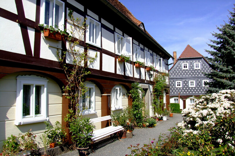 Fachwerkhaus in der Zittauer Gegend – © Naturpark Zittauer Gebirge
