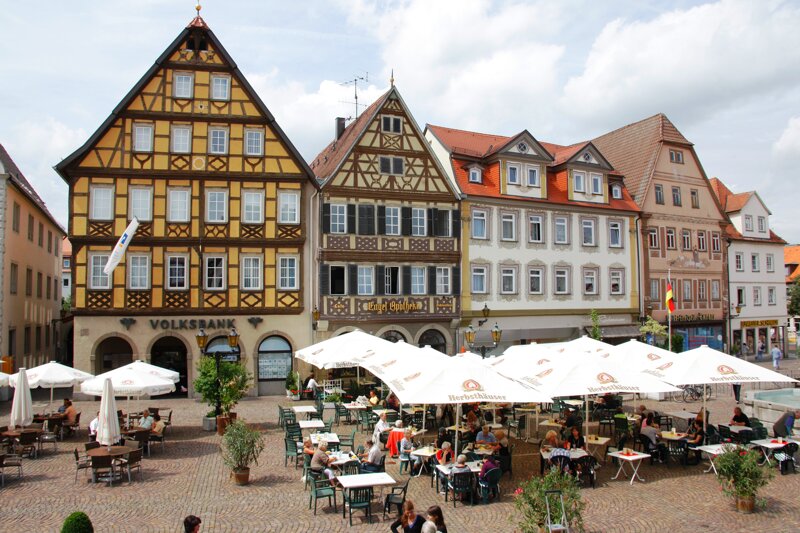 Altstadt mit Café