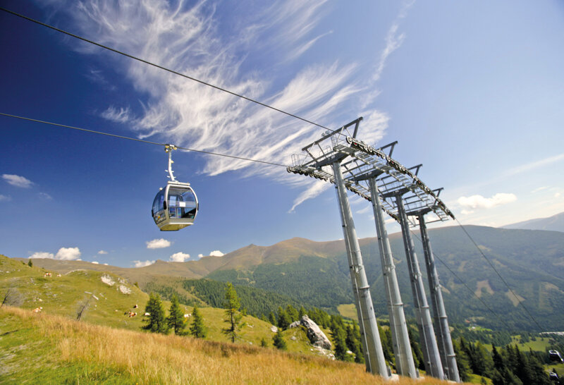 Brunnachbahn Bergbahn im Skigebiet Bad Kleinkirchheim