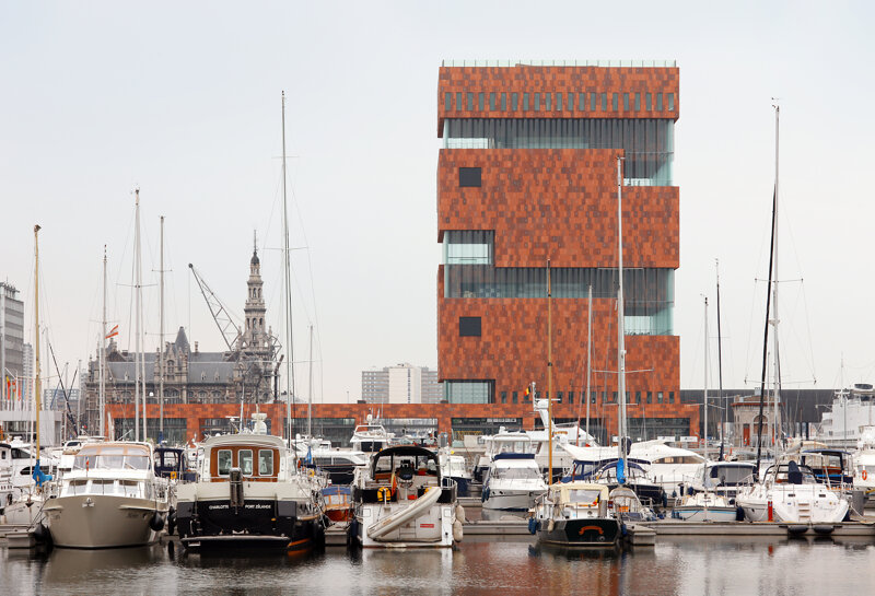 Scheldekai Antwerpen – Uferpromenade entlang der Schelde