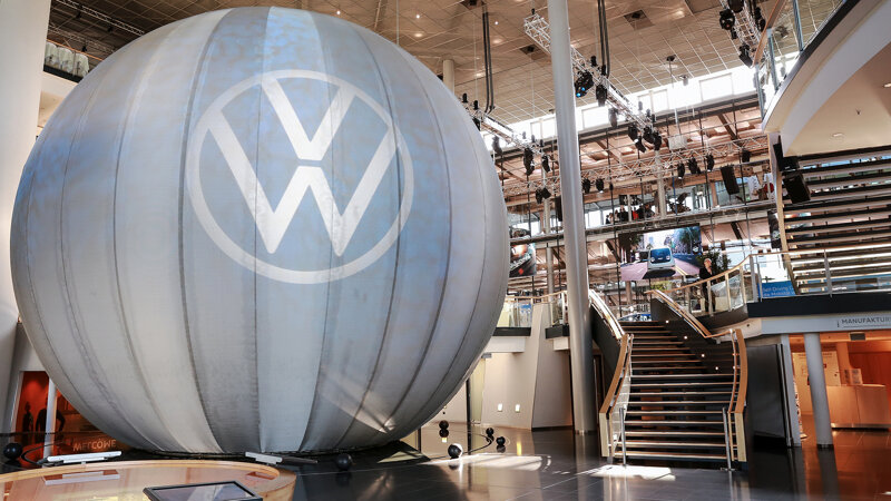 Gläserne Manufaktur von VW in Dresden