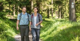 103-Wanderer auf dem Rennsteig bridge