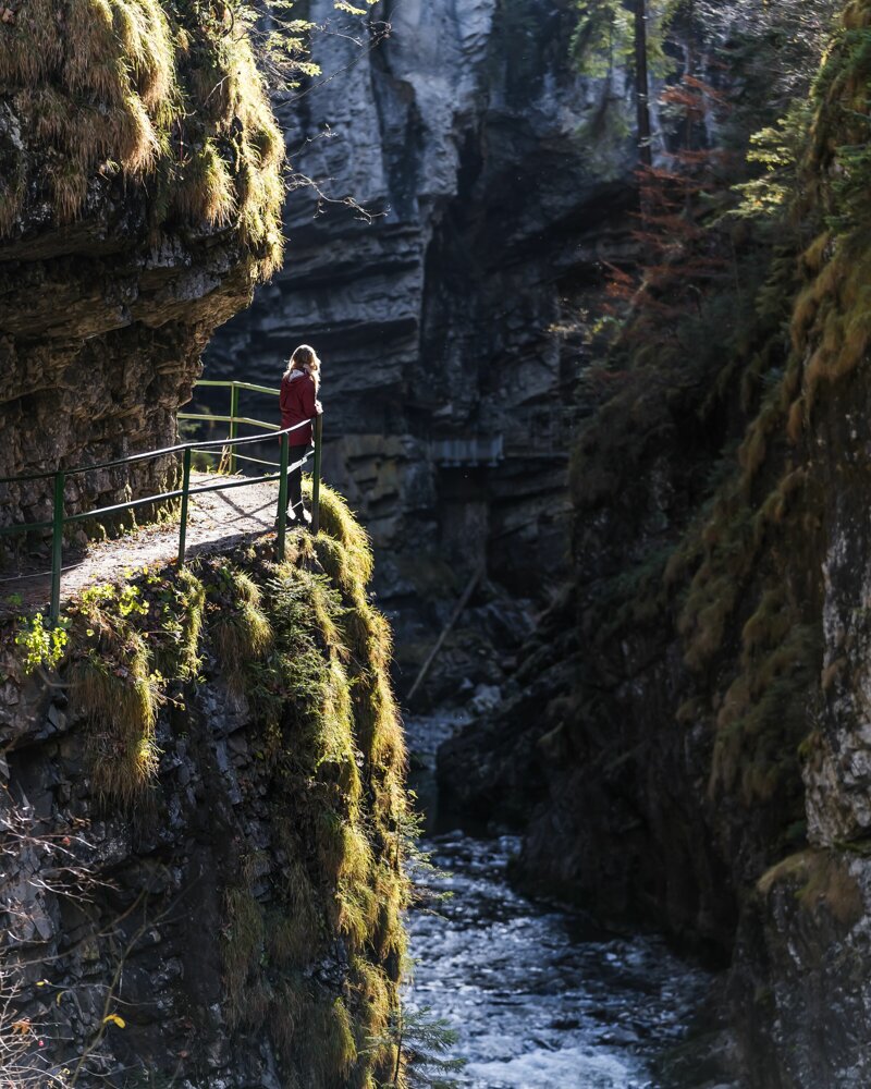 Breitbachklamm Frau