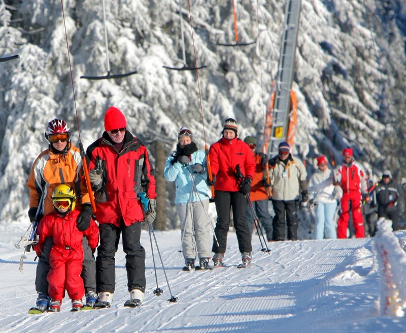 Lift am Fichtelberg – Skifahren im Erzgebirge