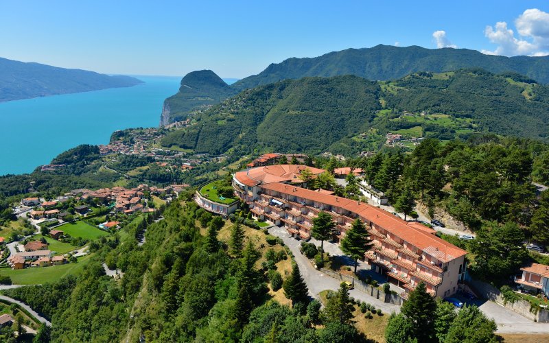 Hotel Le Balze Ausblick Panorama aussen
