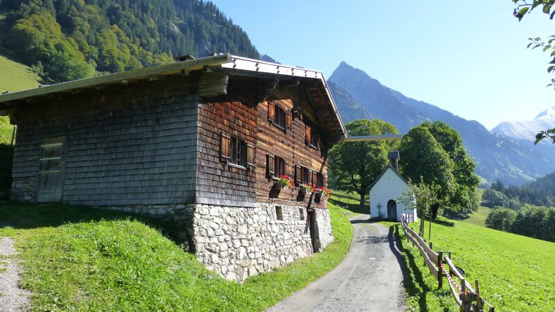 Berghütte auf der Alm