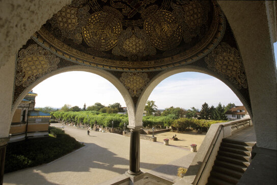 Mahtildenhöhe Bögen und Plantanenhain © Ulrich Mathias