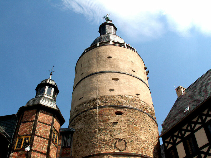 Innenhof Burg Falkenstein