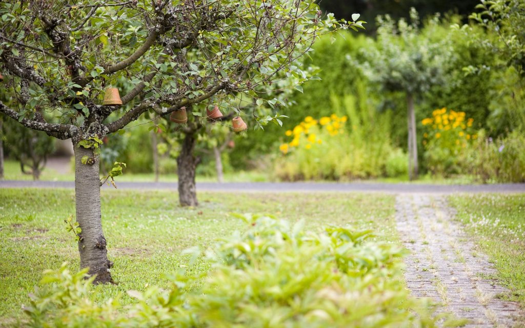 Klostergarten in Esthal in der Pfalz
