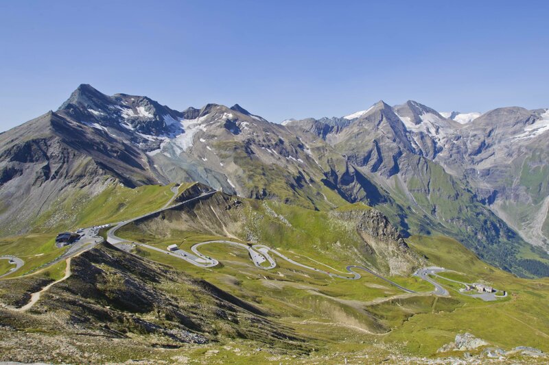 Großglockner Hochalpenstraße mit Edelweiß-Spitze