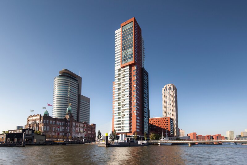 das moderne Stadtzentrum Kop van Zuid