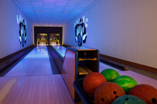 Bowlingbahn im Hotel Alte Schleiferei