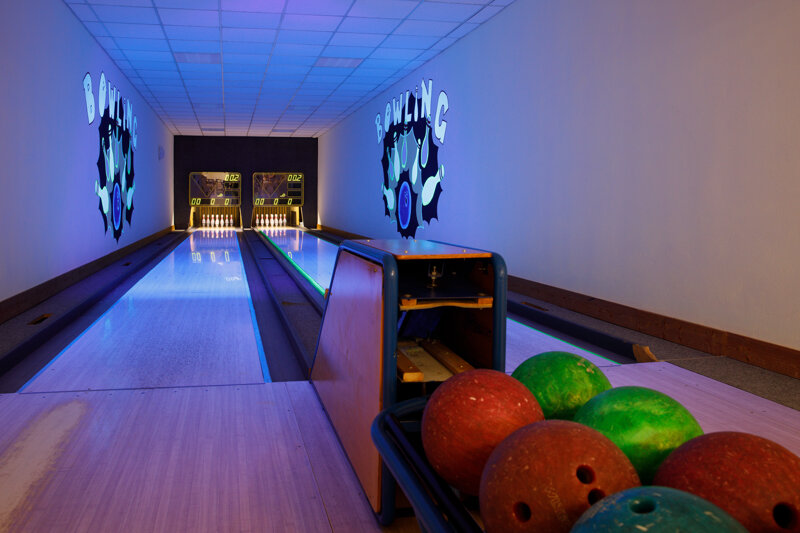 Bowlingbahn im Hotel Alte Schleiferei