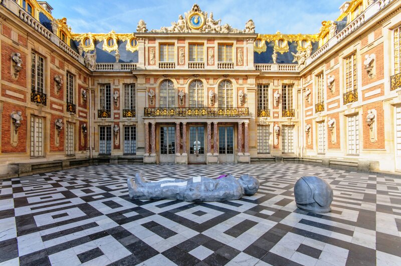 Hof vom Schloss Versailles