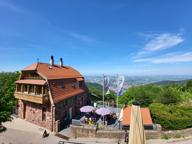 Königsstuhl Ausblick Heidelberg