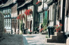 Fachwerkhäuser am Schlossberg, Quedlinburg