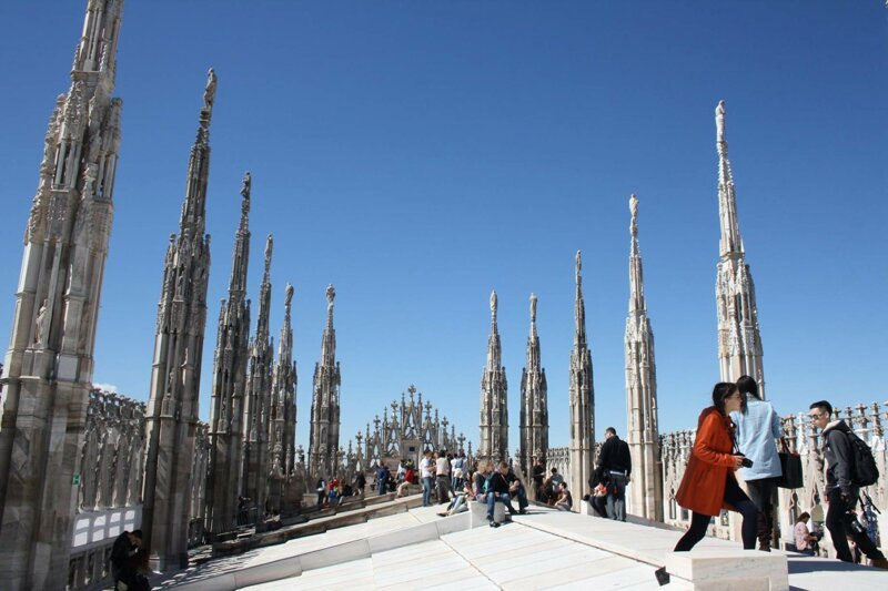 Dachterrasse Mailänder Dom