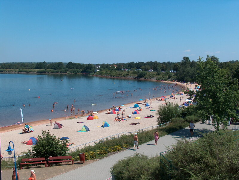 Senftenberger See mit Strand