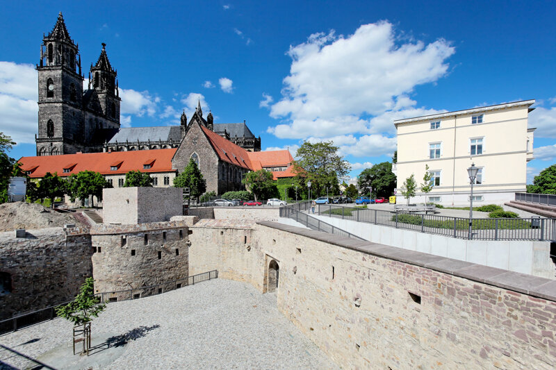Magdeburger Dom mit Bastion Cleve © Magdeburg Tourist, Andreas Lander