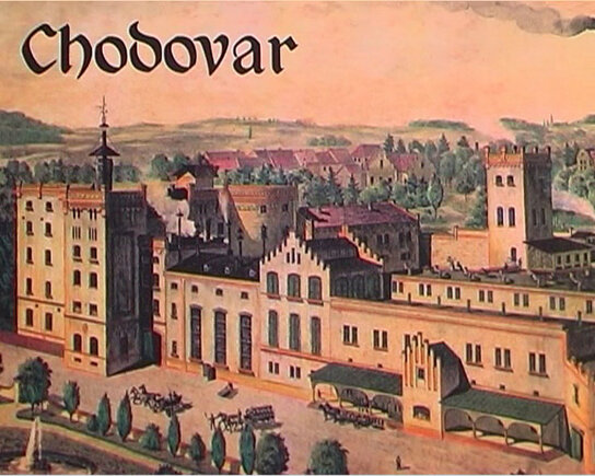 historische Ansicht der Brauerei