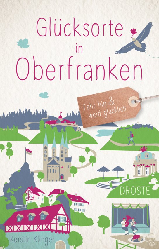 Buchcover Glücksorte in Oberfranken
