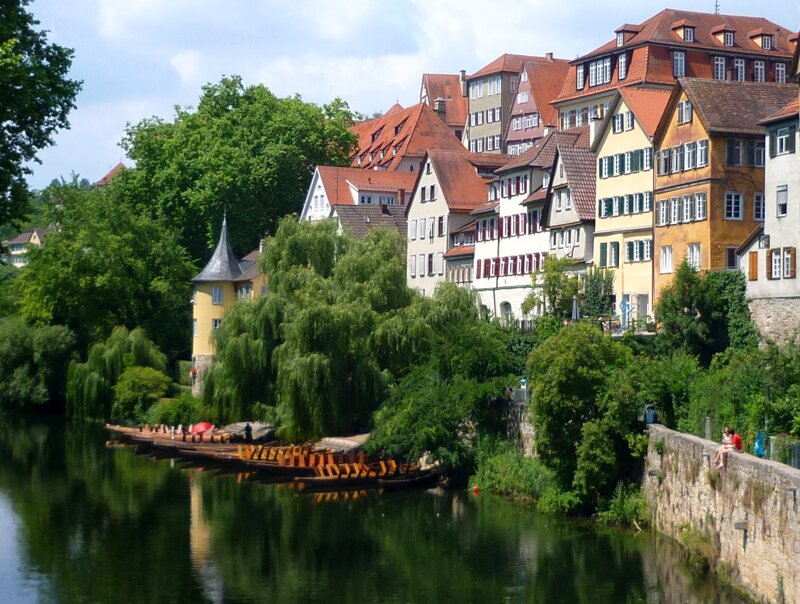 Altstadt und Neckar