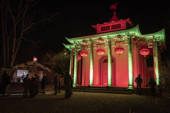 Christmas Garden Dresden 2018 Chinesischer Pavillion ©Christmas Garden Deutschland