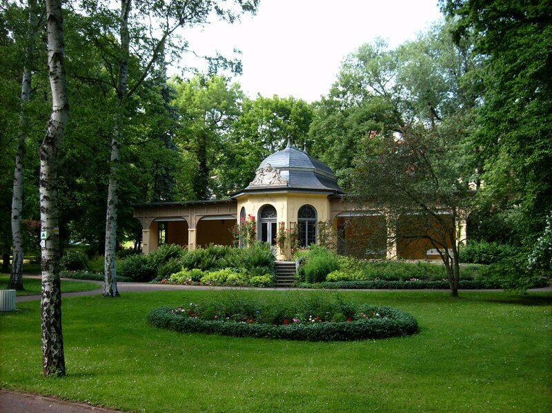 Trinkhalle im Kurort Bad Sulza in Thüringen