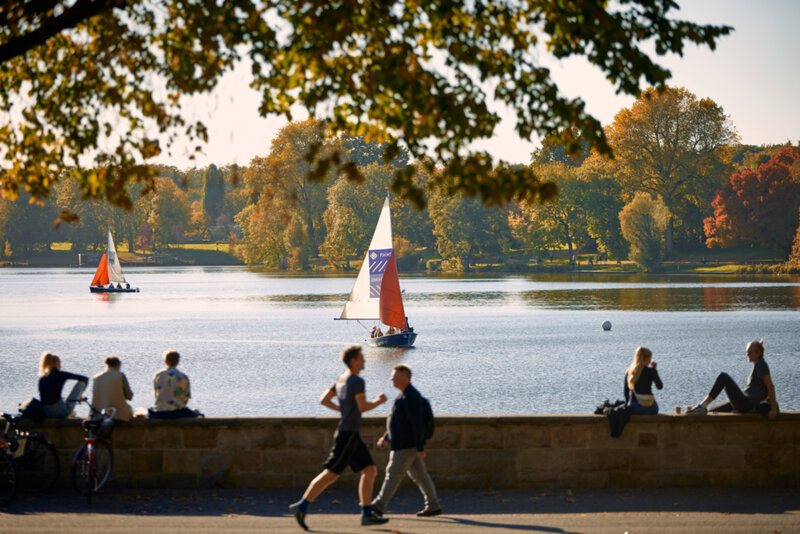 Aasee Münster im Herbst – Erholung direkt in der Stadt