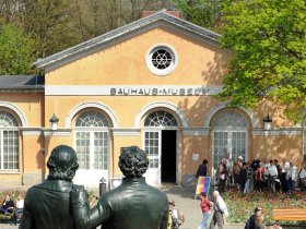 Blick auf das Bauhaus-Museum Weimar c Weimar GmbH
