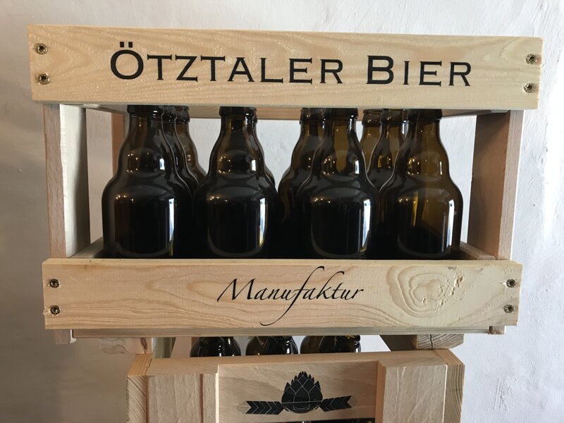 Bierflaschen Ötztaler Bier