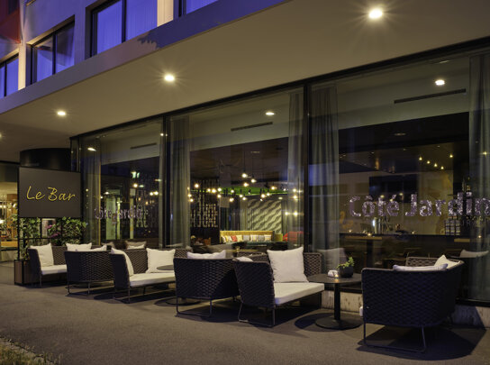 Außenansicht der Lobby