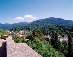 Blick BurgBaden auf BW