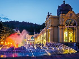 Marienbad-Singende Fontäne-Abend