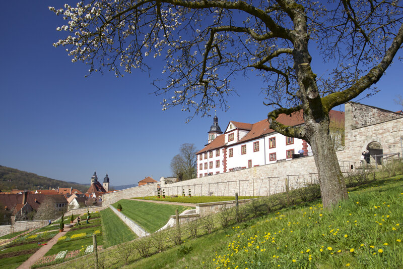 Schmalkalden Schloss Wilhelmsburg Schlossgarten