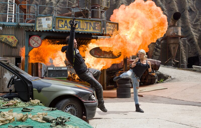 Stuntshow im Filmpark Babelsberg